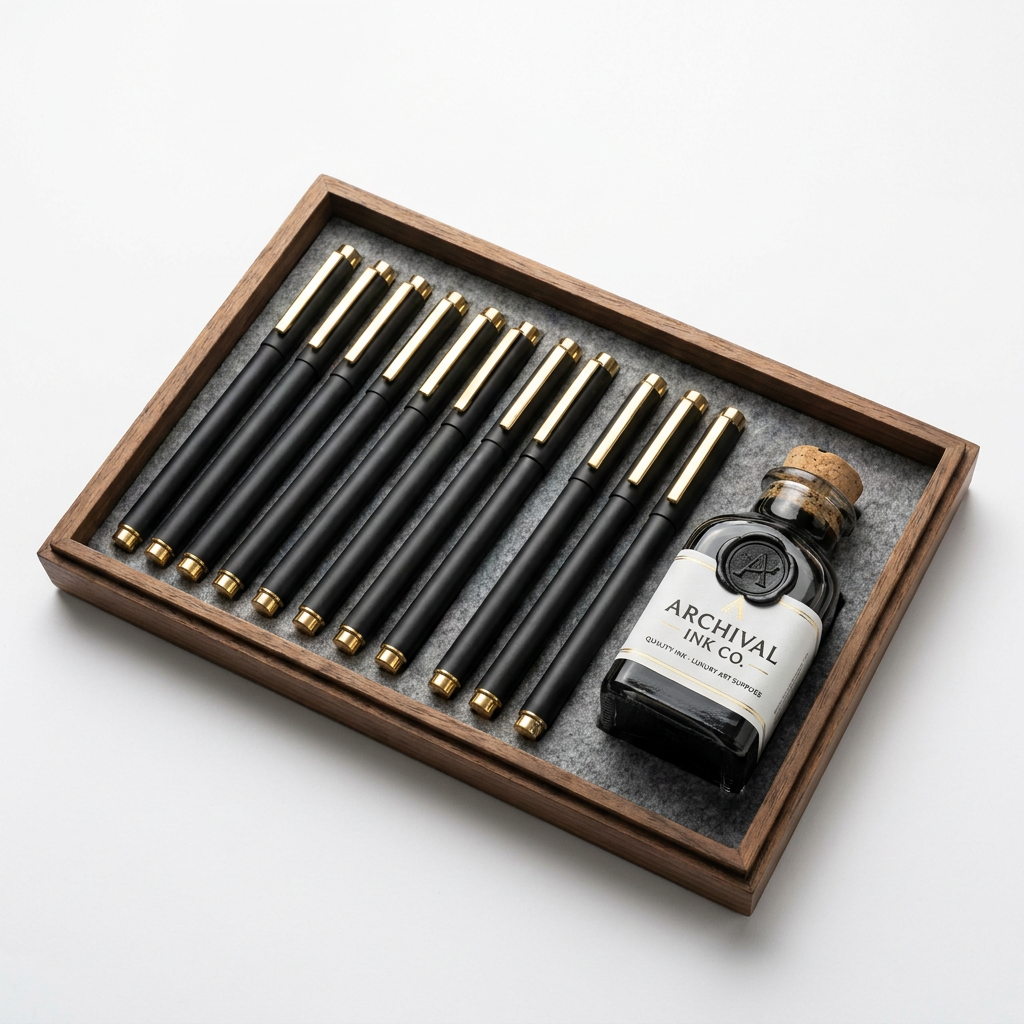 Ink drawing set